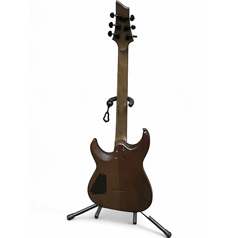 Used Schecter Guitar Research Omen Elite 6 Charcoal Solid Body Electric Guitar