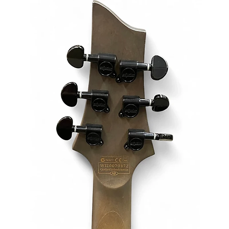 Used Schecter Guitar Research Omen Elite 6 Charcoal Solid Body Electric Guitar