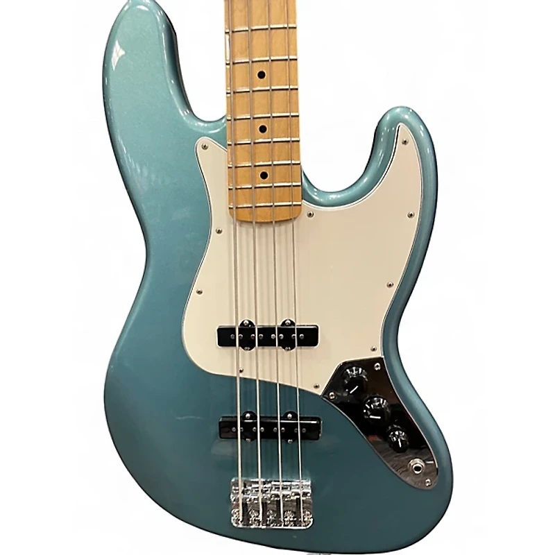 Used Fender Player Jazz Bass Tide Pool Electric Bass Guitar