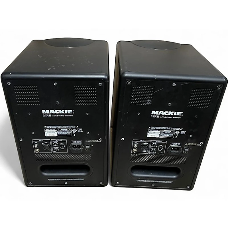 Used Mackie MR8 Pair Powered Monitor