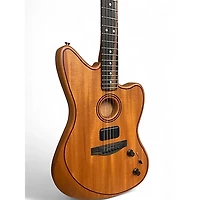 Used Fender ACOUSTASONIC JAZZMASTER Natural Acoustic Electric Guitar
