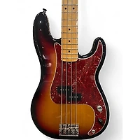 Used Fender American Standard Precision Bass 3 Tone Sunburst Electric Bass Guitar
