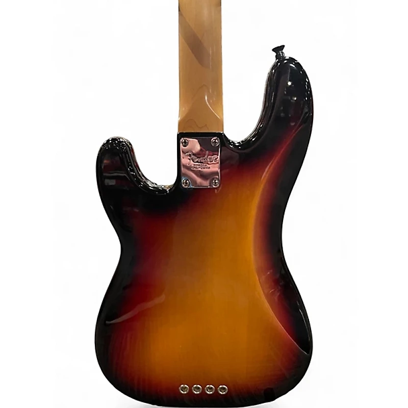 Used Fender American Standard Precision Bass 3 Tone Sunburst Electric Bass Guitar