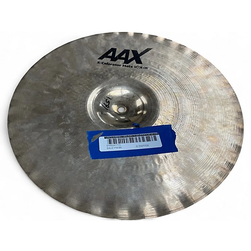 Used SABIAN 14in AAX X Celerator Hi Hat Bottom Cymbal