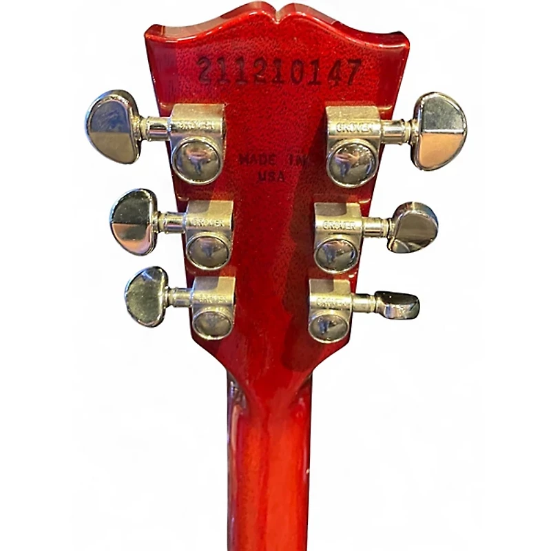 Used Gibson Les Paul Classic Transparent Cherry Solid Body Electric Guitar