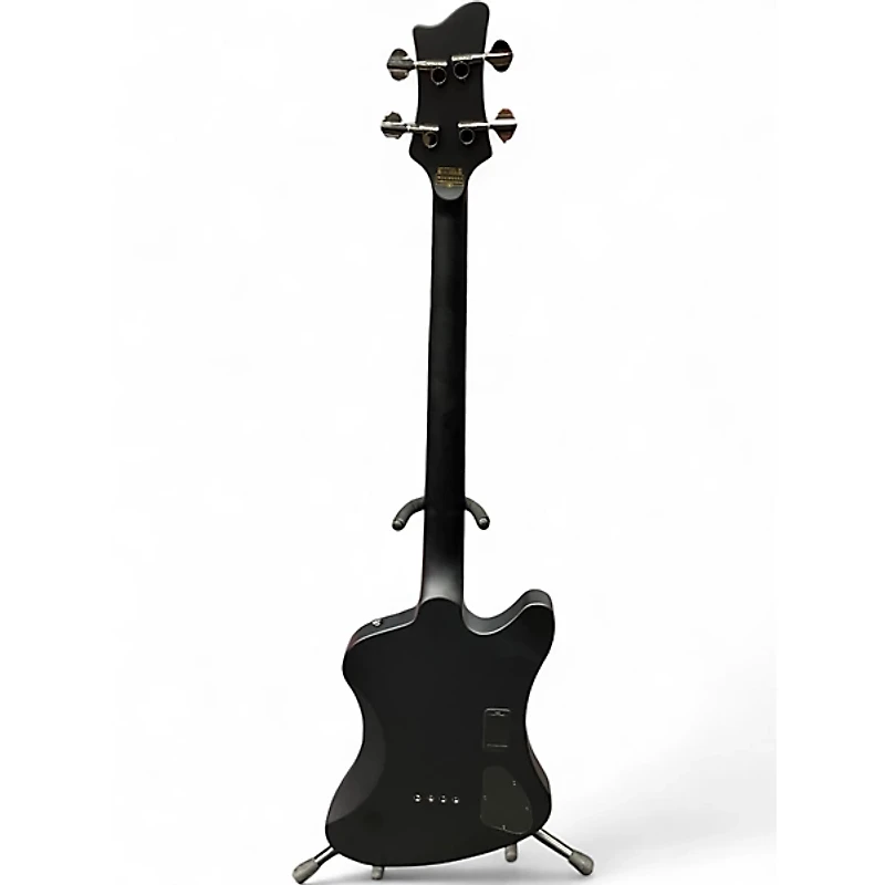 Used Schecter Guitar Research Nikki Sixx Signature Satin Black Electric Bass Guitar