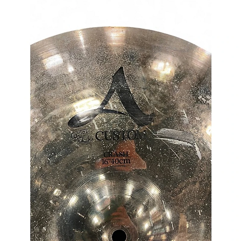 Used Zildjian 16in A Custom Crash Cymbal