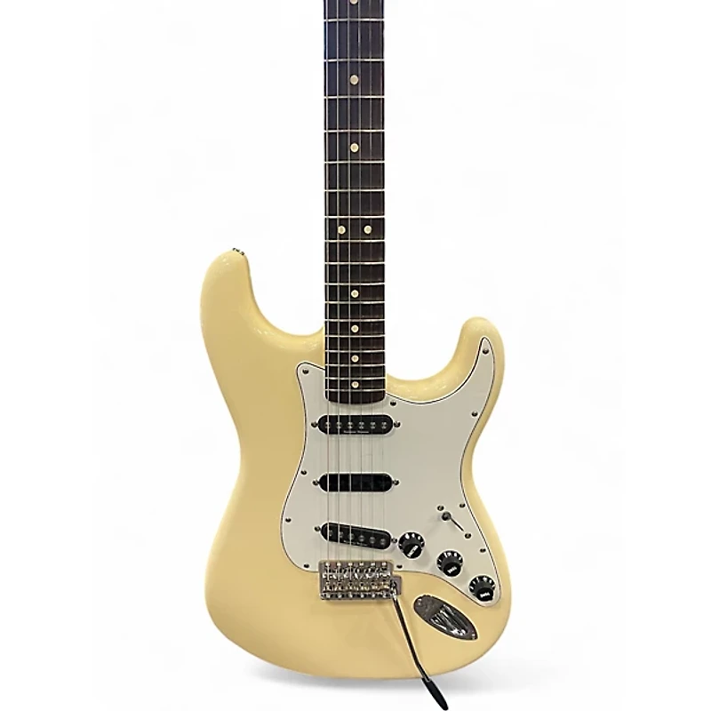 Used Fender Ritchie Blackmore Tribute Stratocaster Olympic White Solid Body Electric Guitar