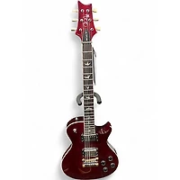 Used PRS SE Singlecut McCarty 594 Trans Red Solid Body Electric Guitar