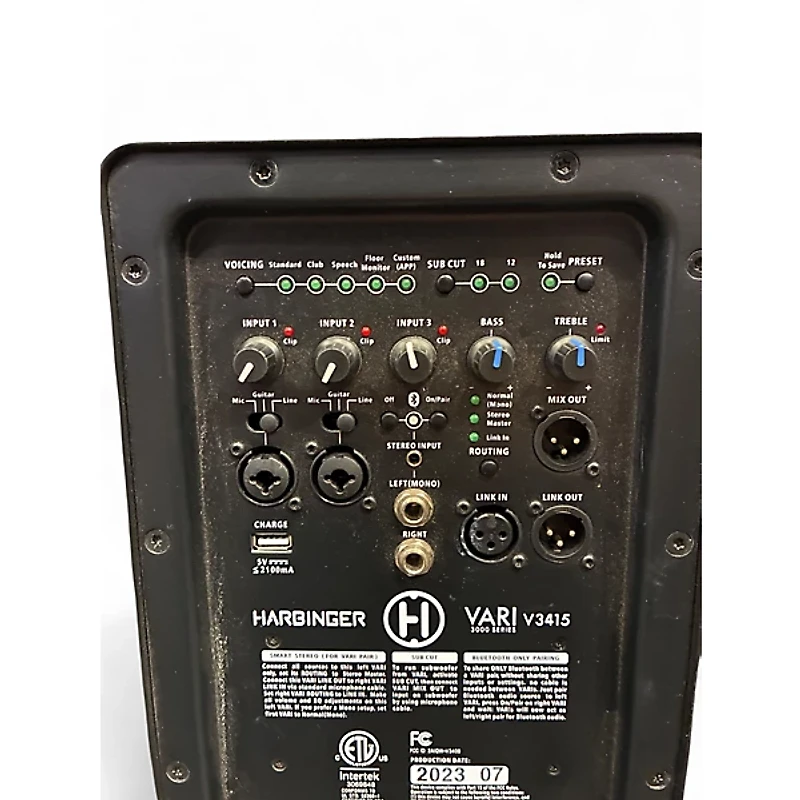 Used Harbinger V3415 Powered Speaker