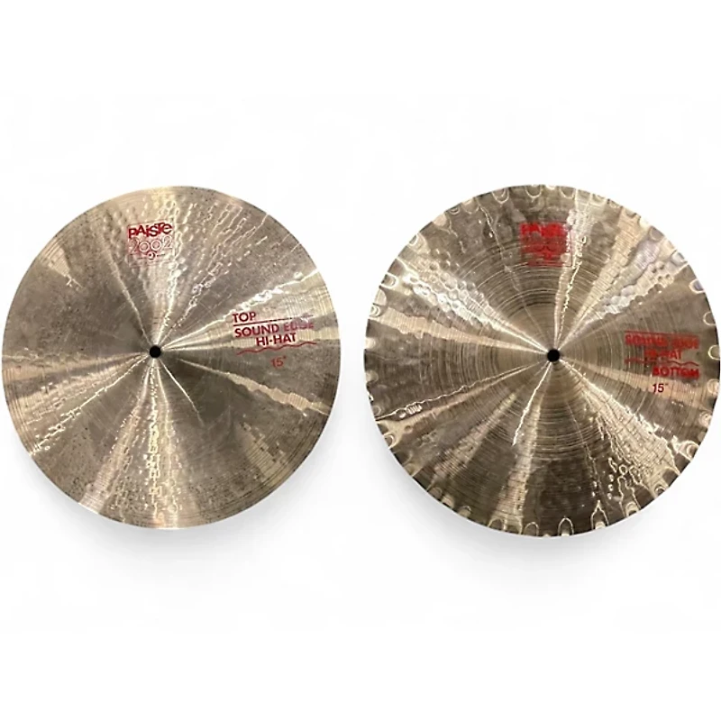 Used Paiste 15in 2002 SOUND EDGE Cymbal