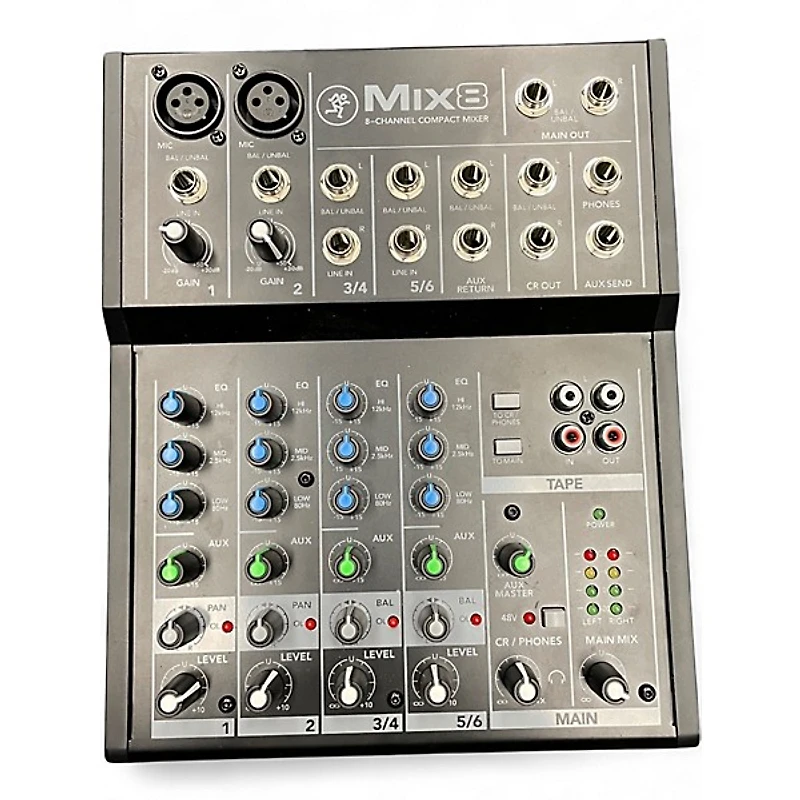 Used Mackie MIX8 Unpowered Mixer
