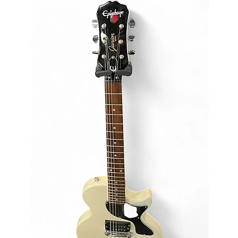Used Epiphone Les Paul Junior Alpine White Solid Body Electric Guitar