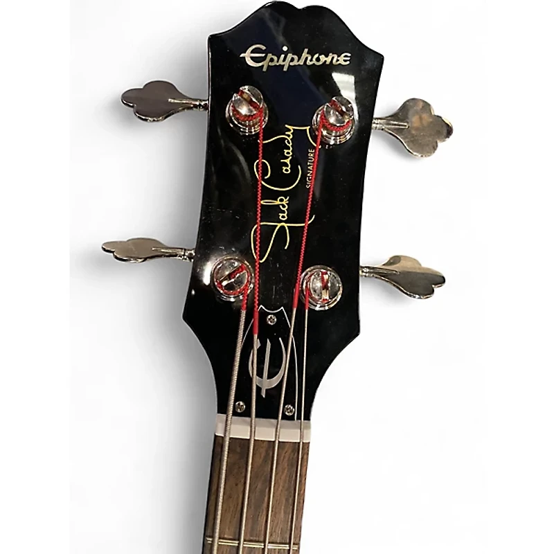 Used Epiphone Jack Casady Signature Red Electric Bass Guitar