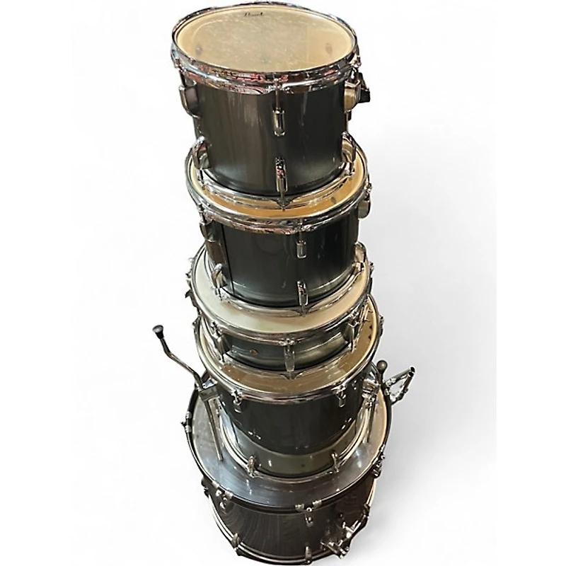 Used Pearl 5 Piece ROADSHOW Gray Drum Kit