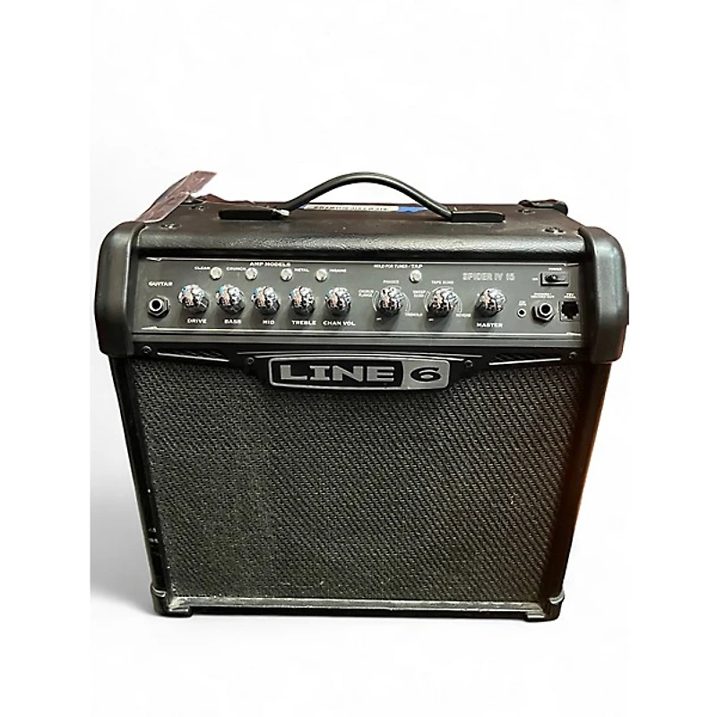 Used Line 6 Spider IV 15W 1X8 Guitar Combo Amp