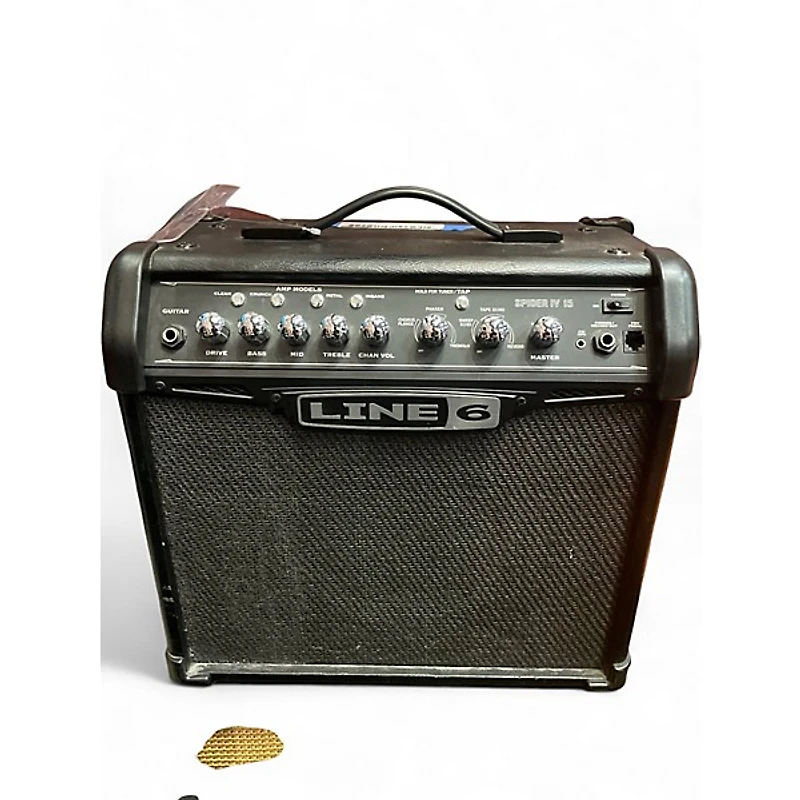 Used Line 6 Spider IV 15W 1X8 Guitar Combo Amp