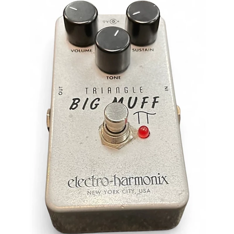 Used Electro-Harmonix Big Muff Triangle Pi Distortion Effect Pedal