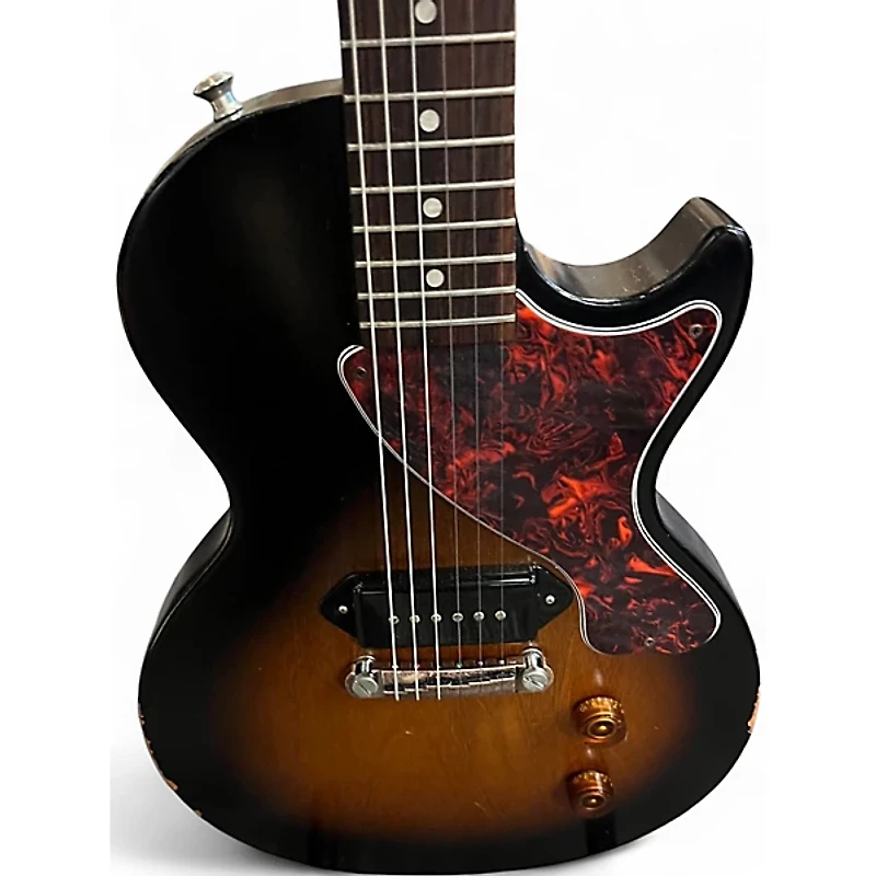 Used Gibson LES PAUL JR Sunburst Solid Body Electric Guitar