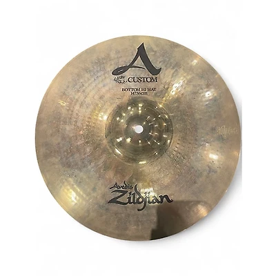 Used Zildjian 14in A Custom Hi Hat Bottom Cymbal