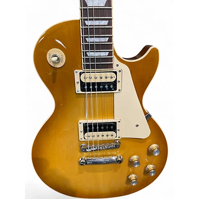 Used Gibson Les Paul Classic Honey Burst Solid Body Electric Guitar