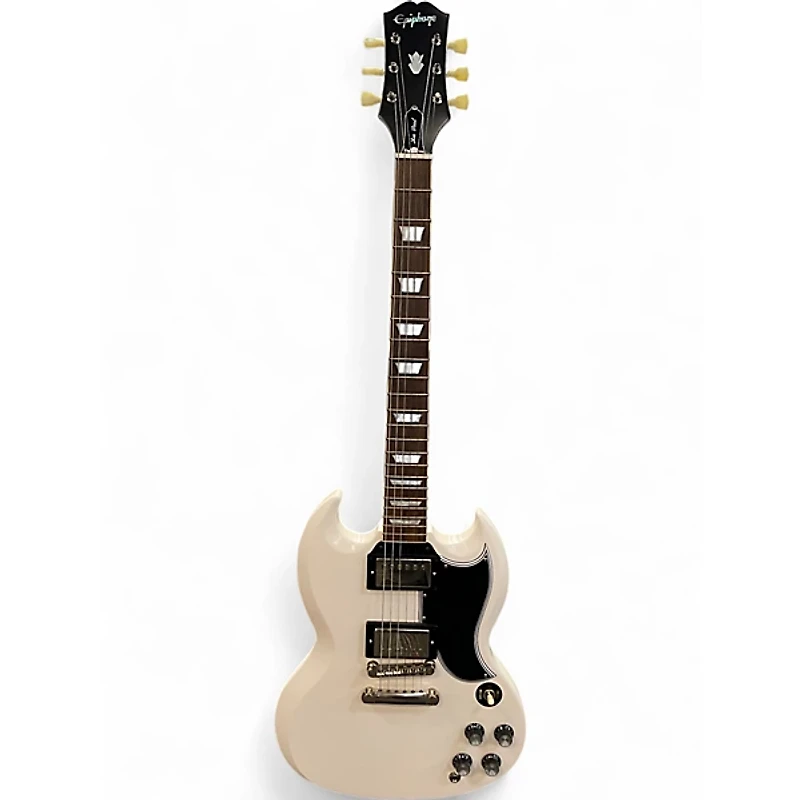 Used Epiphone 1961 Les Paul SG Standard AGED WHITE Solid Body Electric Guitar