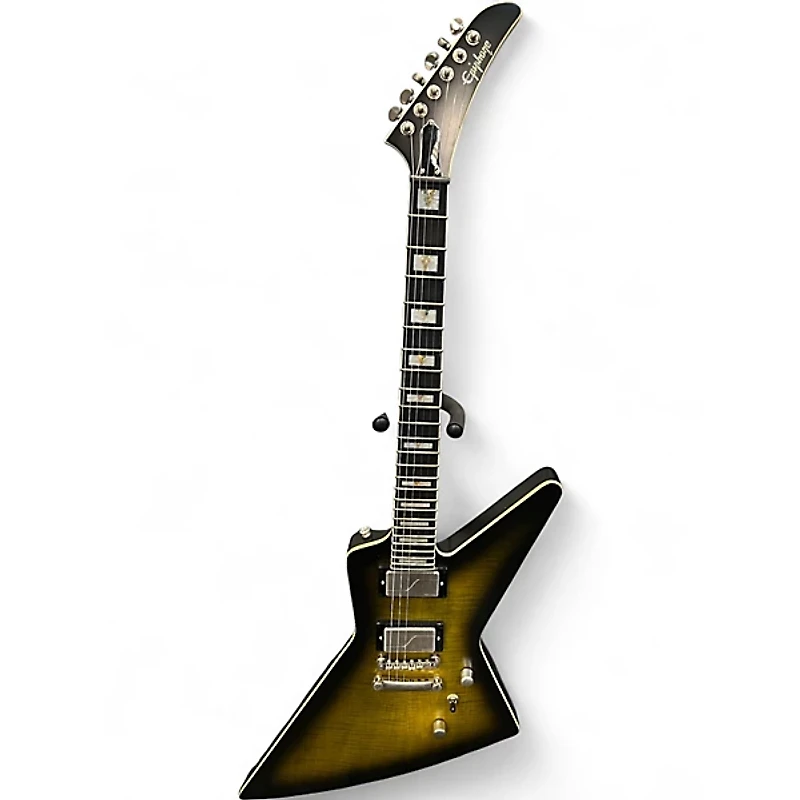 Used Epiphone Prophecy Extura Yellow Tiger Solid Body Electric Guitar