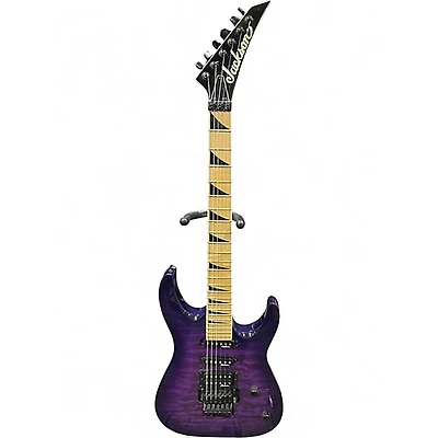 Used Jackson JS34Q Dinky DKAM TRANSPARENT PURPLE Solid Body Electric Guitar