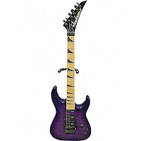 Used Jackson JS34Q Dinky DKAM TRANSPARENT PURPLE Solid Body Electric Guitar