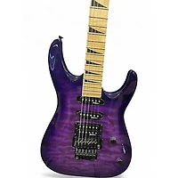 Used Jackson JS34Q Dinky DKAM TRANSPARENT PURPLE Solid Body Electric Guitar