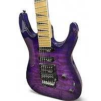 Used Jackson JS34Q Dinky DKAM TRANSPARENT PURPLE Solid Body Electric Guitar