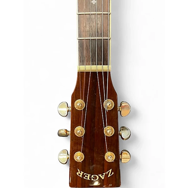 Used Zager ZAD-80CE Natural Acoustic Electric Guitar