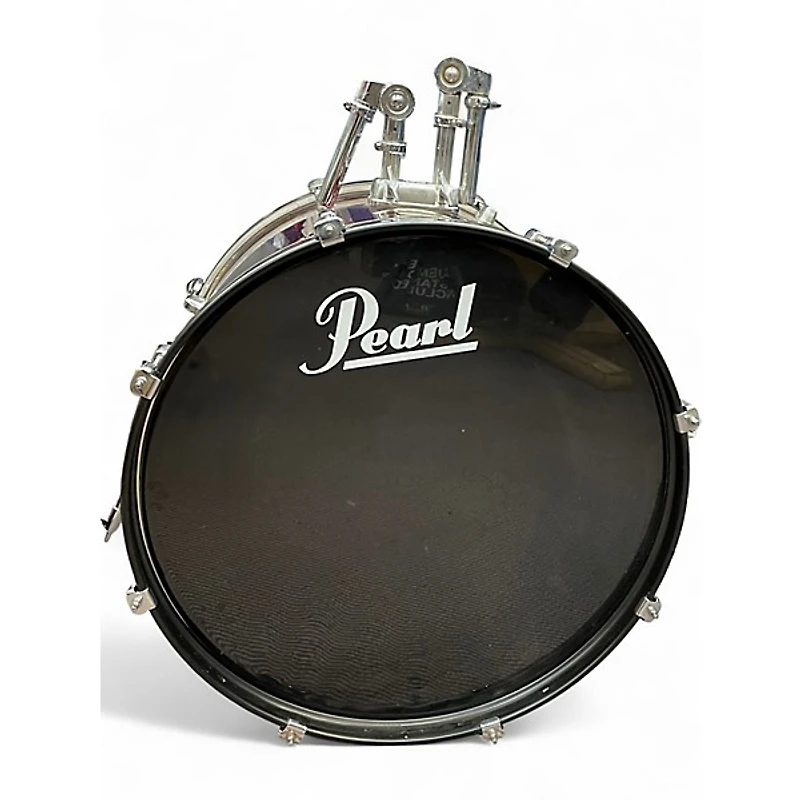Used Pearl 5 Piece Forum red Drum Kit