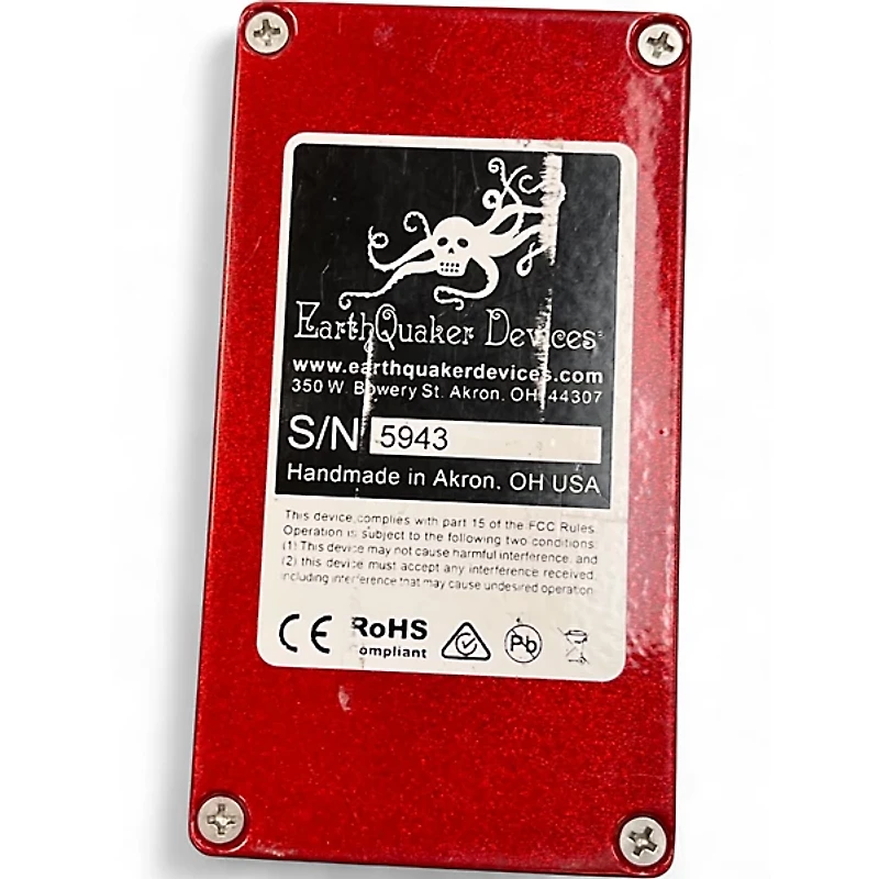 Used EarthQuaker Devices Special Cranker Effect Pedal