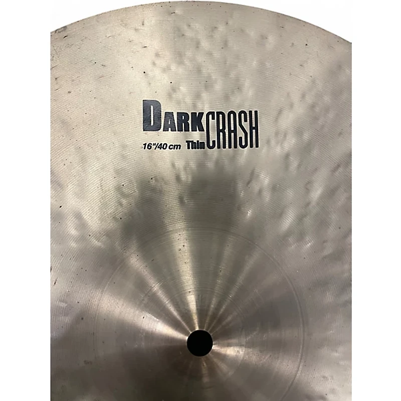 Used Zildjian 16in K Thin Dark Crash Cymbal