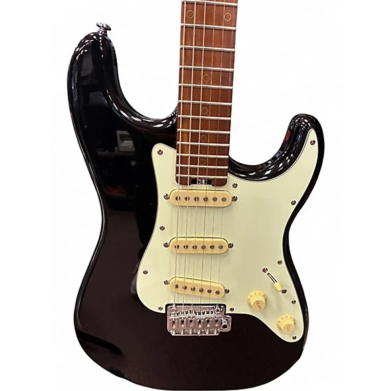 Used Schecter Guitar Research NICK JOHNSTON SIGNATURE Black Solid Body Electric Guitar