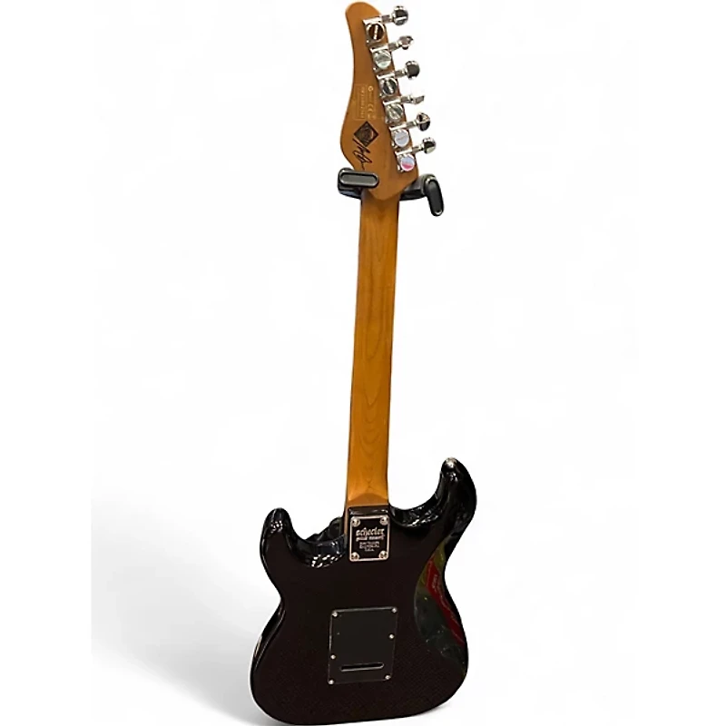 Used Schecter Guitar Research NICK JOHNSTON SIGNATURE Black Solid Body Electric Guitar