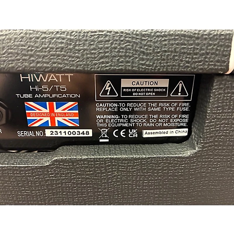 Used Hiwatt HI 5 Tube Guitar Combo Amp
