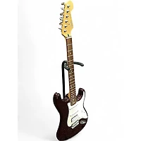 Used Fender Standard Stratocaster HSS Midnight Wine Solid Body Electric Guitar