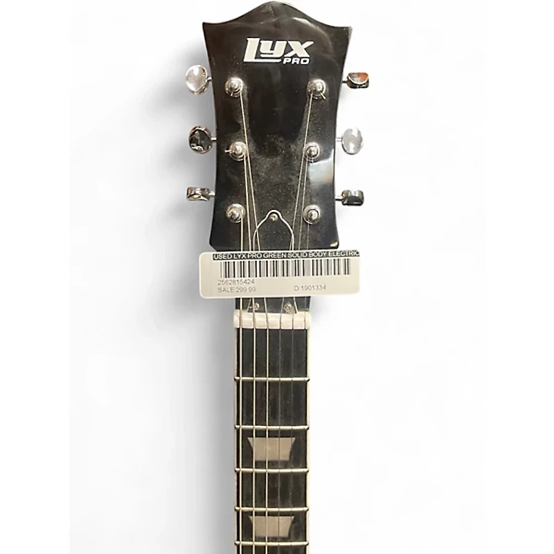 Used Lyx PRO Green Solid Body Electric Guitar