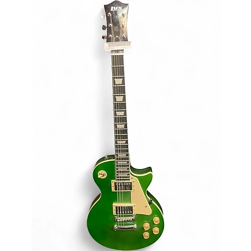 Used Lyx PRO Green Solid Body Electric Guitar