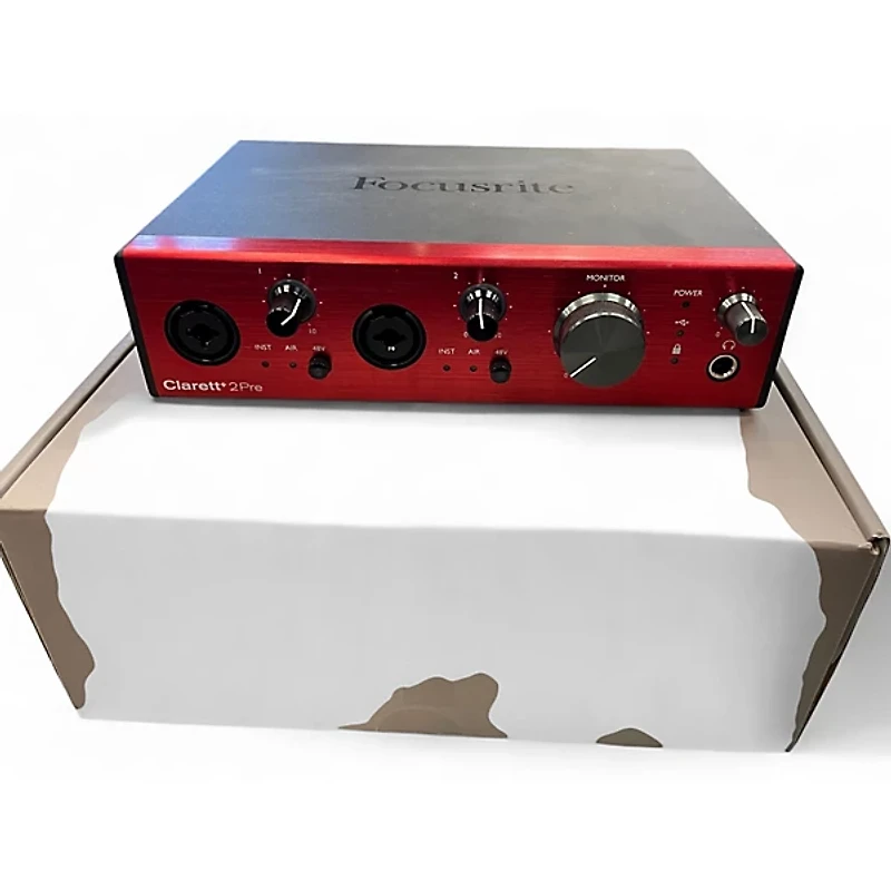 Used Focusrite Clarett+ 2Pre Audio Interface
