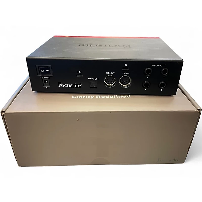 Used Focusrite Clarett+ 2Pre Audio Interface