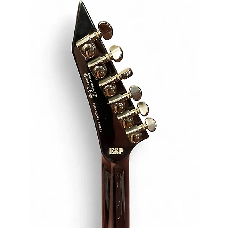 Used ESP LTD MH1000 Black Solid Body Electric Guitar