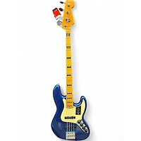 Used Fender American Ultra Jazz Bass COBRA BLUE Electric Bass Guitar