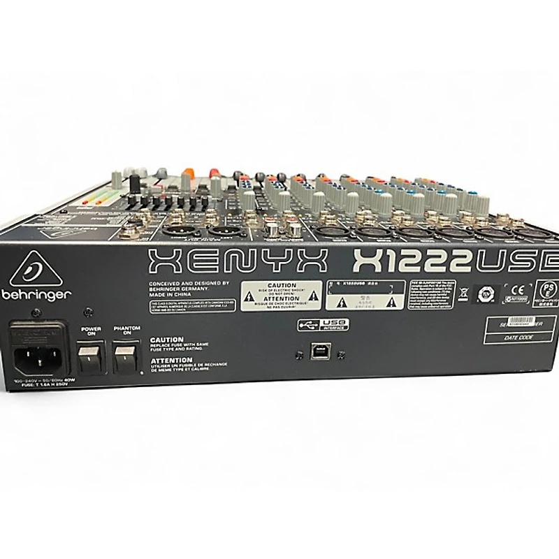 Used Behringer Xenyx X1222USB Unpowered Mixer