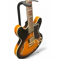 Used Epiphone Sheraton II 2 Tone Sunburst Hollow Body Electric Guitar