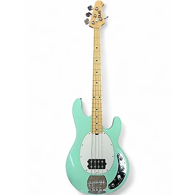 Used Sterling by Music Man Sub 4 Seafoam Green Electric Bass Guitar