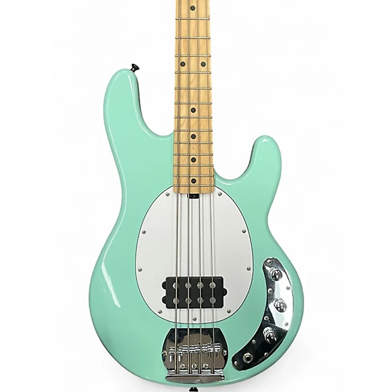 Used Sterling by Music Man Sub 4 Seafoam Green Electric Bass Guitar