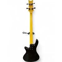 Used Schecter Guitar Research Stiletto Extreme 4 String Crimson Red Burst Electric Bass Guitar